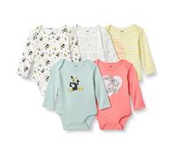 Amazon Essentials - Harry Potter - DC Comics - Body a maniche lunghe Looney Tunes, confezione da 5 Tweety Love Preemie