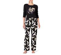 Amazon Essentials Harry Potter | Looney Tunes Pigiama con Maglia a Maniche Lunghe e Pantaloni in Flanella Leggera Donna, Edvige Di Harry Potter - Da Donna, S