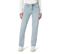 Amazon Essentials Jeans a Vita Alta a Gamba Dritta Donna, Lavaggio Chiaro con Ghiaccio, 54 Corto