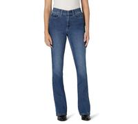 Amazon Essentials Jeans Bootcut da Donna a Vita Medio Alta Elasticizzati Slim Fit, Classico Lavaggio Medio, 18 Corti