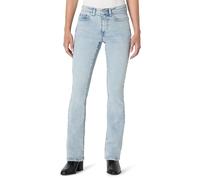 Amazon Essentials Jeans Bootcut da Donna a Vita Medio Alta Elasticizzati Slim Fit, Tinta Ice Light Wash, 0 Short