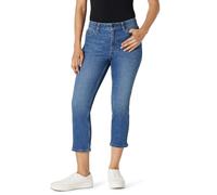 Amazon Essentials Jeans Capri a Vita Media, Mediamente Elasticizzati, Vestibilità Aderente Donna, Blu Medio Vintage, 52