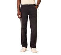 Amazon Essentials Jeans Carpenter da Lavoro Leggermente Elasticizzati, vestibilità Comoda Uomo, Nero Slavato, 42W / 32L