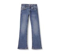 Amazon Essentials Jeans con Fondo a Zampa Elasticizzati Aderenti Bambine e Ragazze, Blu Slavato, 10 Anni Plus