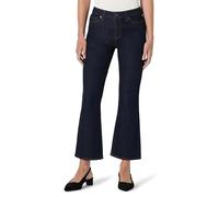 Amazon Essentials Jeans Cropped a Vita Media e Larghi in Fondo Mediamente Elasticizzati Donna, Risciacquo, 42-44