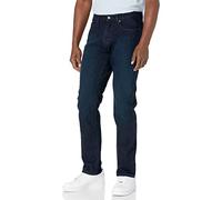 Amazon Essentials Jeans Elasticizzati con vestibilità Sportiva Uomo, Blu Sovratinto, 36W / 32L
