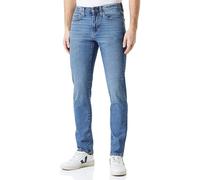 Amazon Essentials Jeans Elasticizzati con vestibilità Sportiva Uomo, delavé Chiaro, 33W / 28L