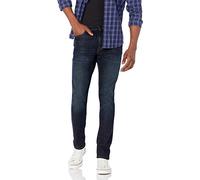 Amazon Essentials Jeans Elasticizzati Skinny - Colori Fuori Produzione Uomo, Indaco Scuro/Slavato, 33W / 30L