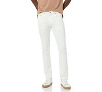 Amazon Essentials Jeans Elasticizzati Skinny Uomo, Bianco, 34W / 31L