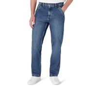 Amazon Essentials Jeans Rigidi Carpenter Stile Workwear, Vestibilità Comoda Uomo, Colore Grigio Slavato Medio, 86 x 81 cm (Larghezza x Lunghezza)
