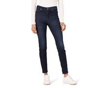 Amazon Essentials Jeans Skinny Elasticizzati a Vita Media - colori fuori produzione Donna, Delavé Scuro, 46