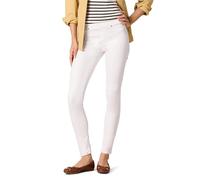 Amazon Essentials Jegging Elasticizzato Senza Zip a Vita Media - colori fuori produzione Donna, Bianco, 52 Lungo