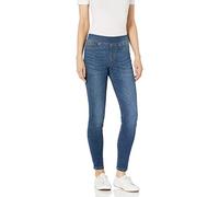 Amazon Essentials Jegging Elasticizzato Senza Zip a Vita Media - colori fuori produzione Donna, Blu Medio, 48 Lungo