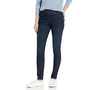 Amazon Essentials Jegging Elasticizzato Senza Zip a Vita Media - colori fuori produzione Donna, Delavé Scuro, 50 Corto
