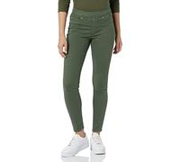 Amazon Essentials Jegging Elasticizzato Senza Zip a Vita Media - colori fuori produzione Donna, Verde Scuro, 42 Lungo