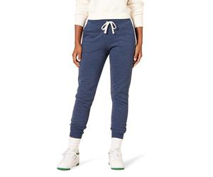 Amazon Essentials Jogger Sweatpant, Pantaloni Donna, Blu (navy heather), X-Large