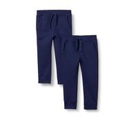 Amazon Essentials Joggers Bambine e Ragazze, Pacco da 2, Blu Marino, 3 Anni