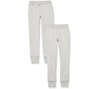 Amazon Essentials Joggers Bambine e Ragazze, Pacco da 2, Grigio Chiaro Puntinato, 4 Anni