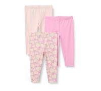 Amazon Essentials Leggings Bimba, Pacco da 3, Mele/Rosa, 12 mesi