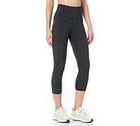 Amazon Essentials Leggings Capri Sportivi Modellanti per Allenamento a Vita Alta con Tasche (Disponibili in Taglie Forti) Donna, Nero, 6XL Plus