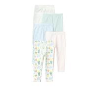 Amazon Essentials Leggings da Ragazza, Multicolore/Natura/Fiori, 11-12 anni