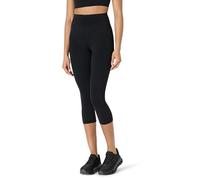Amazon Essentials Leggings Yoga Tecnici in FormFlex Morbidissimo, a Vita Alta, Capri, Interno Gamba 48 cm Donna, Nero, XL