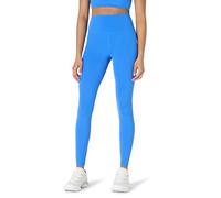 Amazon Essentials Leggings Yoga Tecnici in FormFlex Morbidissimo, a Vita Alta, Lunghi, Interno Gamba 70 cm Donna, Blu Oceano, M