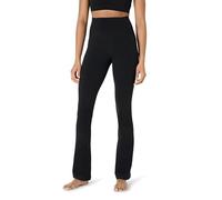 Amazon Essentials Leggings Yoga Tecnici in FormFlex Morbidissimo, a Vita Alta, Lunghi, Interno Gamba 80cm, con Taglio Bootcut Donna, Nero, XXL