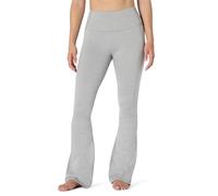 Amazon Essentials Leggins Svasati Tecnici in FormFlex Morbidissimo, a Vita Alta, Lunghi, Interno Gamba 80cm, Pantaloni da Yoga con Taglio Bootcut Donna, Grigio Tintura Policromatica, M