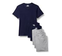 Amazon Essentials Maglietta Intima Con Scollo A V, Traspirante, In Cotone Uomo, Pacco da 6