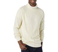 Amazon Essentials Maglione Dolcevita a Coste in Cotone 100% Uomo, Avorio, S