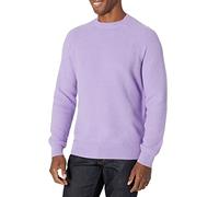 Amazon Essentials Maglione girocollo in cotone testurizzato vestibilità oversize Uomo, Lavanda, XXL