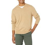Amazon Essentials Maglione Pullover con Scollo a V (Disponibile in Taglie Big & Tall) Uomo, Cammello Puntinato, XL