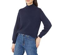 Amazon Essentials Maglione in Cotone con Scollo a V (Disponibile in Taglie Forti) Donna, Blu Marino, 6XL Plus