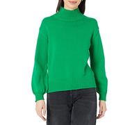 Amazon Essentials Maglioni Pull-Over in Cotone, Scollo a Imbuto, Disponibili in Taglie Forti Donna, Verde, 6XL Plus