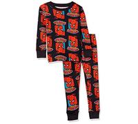 Amazon Essentials Marvel Pigiama Aderente, 2 Pezzi Bambini e Ragazzi, Marvel - Uomo Ragno, 3 anni