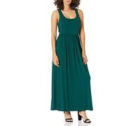 Amazon Essentials Maxi Abito a Canottiera con Vita Stretta (Taglie Forti Disponibili) Donna, Verde Giada, XL