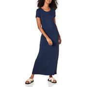 Amazon Essentials Maxi-Abito a Maniche Corte, Fluente Donna, Blu Marino, XL