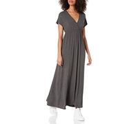 Amazon Essentials Maxi Abito con Vita Stretta (Disponibile in Taglie Forti) Donna, Carbone Puntinato, L