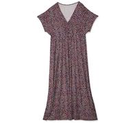 Amazon Essentials Maxi abito con vita stretta (disponibile in taglie forti) Donna, Nero Stampa Coriandoli, XL