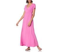 Amazon Essentials Maxi Abito con Vita Stretta (Disponibile in Taglie Forti) Donna, Rosa Brillante, M