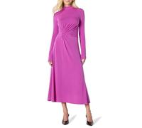 Amazon Essentials Maxi Abito da Donna a Maniche Lunghe Slim Fit, Fucsia, L