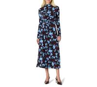 Amazon Essentials Maxi Abito da Donna a Maniche Lunghe, vestibilità Aderente, Motivo Floreale, Taglia M