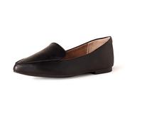 Amazon Essentials Mocassini Bassi Donna, Nero Finta Pelle, 39.5 EU Larga