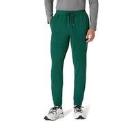 Amazon Essentials Morbidi Pantaloni Sportivi della Tuta con Taglio Affusolato da Palestra in Tessuto Leggero ad Alte Prestazioni Uomo, Verde Tintura Policromatica, XS