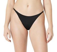 Amazon Essentials no-tie string swim bikini bottom Donna, Nero Slavato, 50