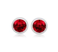 Amazon Essentials Orecchini a lobo in argento Sterling con pietra natale