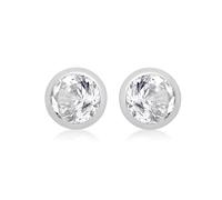 Amazon Essentials Orecchini a lobo in argento Sterling con pietra natale