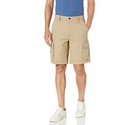Amazon Essentials Pantaloncini Cargo da Uomo Leggeri Ripstop Elasticizzati, 25,4 cm, Marrone Kaki, 36