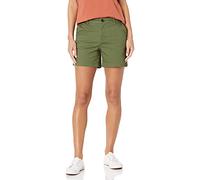 Amazon Essentials Pantaloncini Chino a Vita Media a Vestibilità Aderente, Interno Gamba 12,7cm Donna